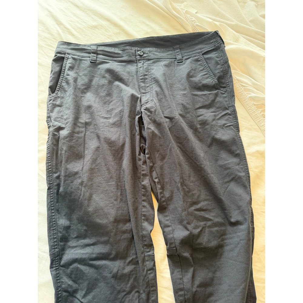 LL Bean Mens 40x30 Chino Pants Charcoal Gray Outdoor Utility Trousers 521692